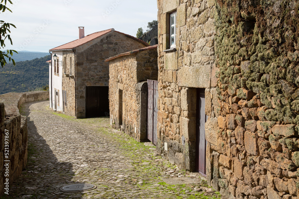 Empty Stone Street, Castelo Mendo Village