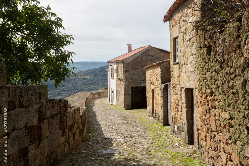 Empty Street in Castelo Mendo Village