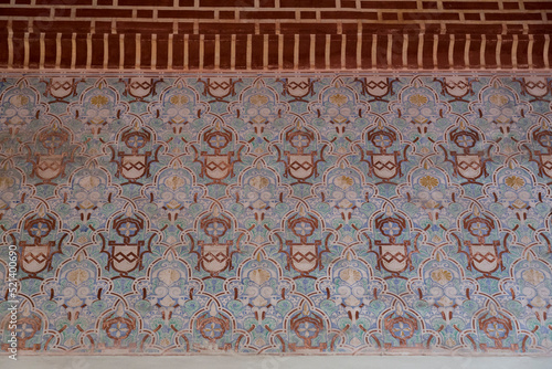 Architectural detail from the Alcazaba, a palatial fortification in Malaga, Spain