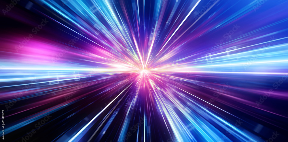Acceleration speed motion on night road. Light and stripes moving fast over dark background. Abstract colorful Illustration. Acceleration speed motion on night road. Light and stripes moving fast over dark background. Abstract colorful Illustration.