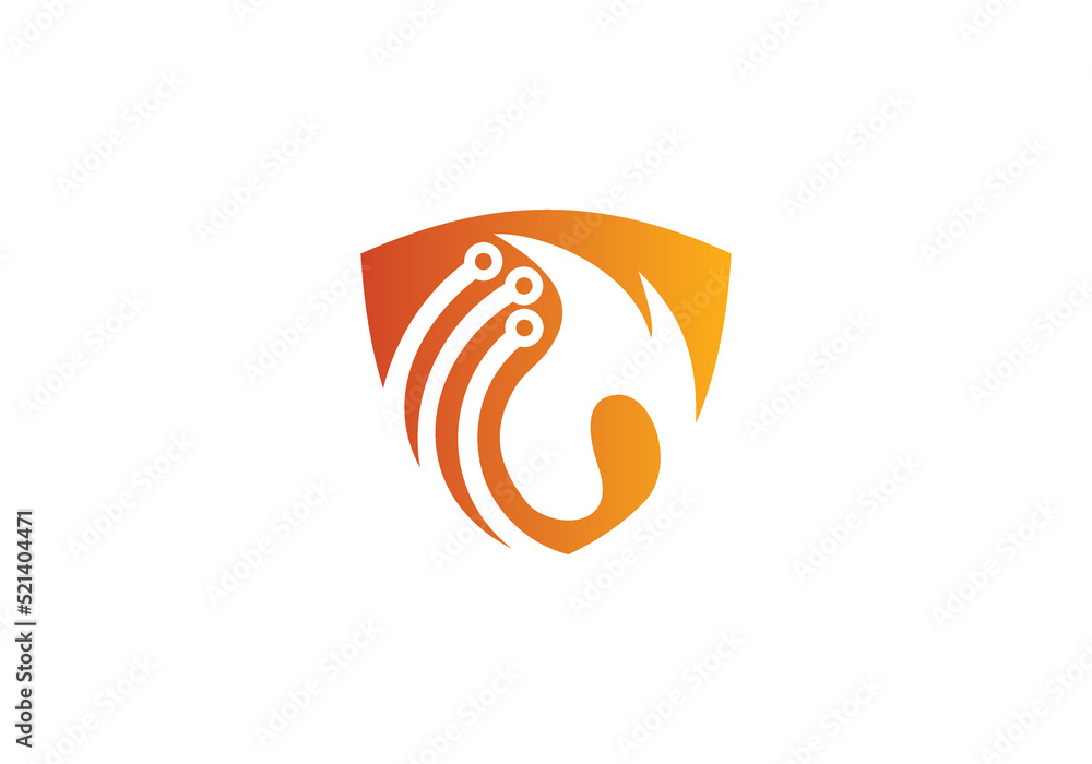 Obraz premium this is technology icon for your business