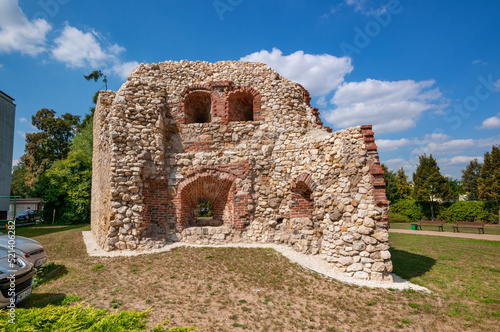 Ruins and Fortified walls, Wieluń, Lodz Voivodeship, Poland photo