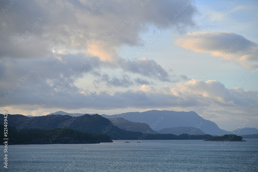 Hardanger Fjord is the fifth longest fjord in the world. Norway.