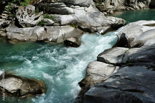 Toce river in Piedmont, Italy