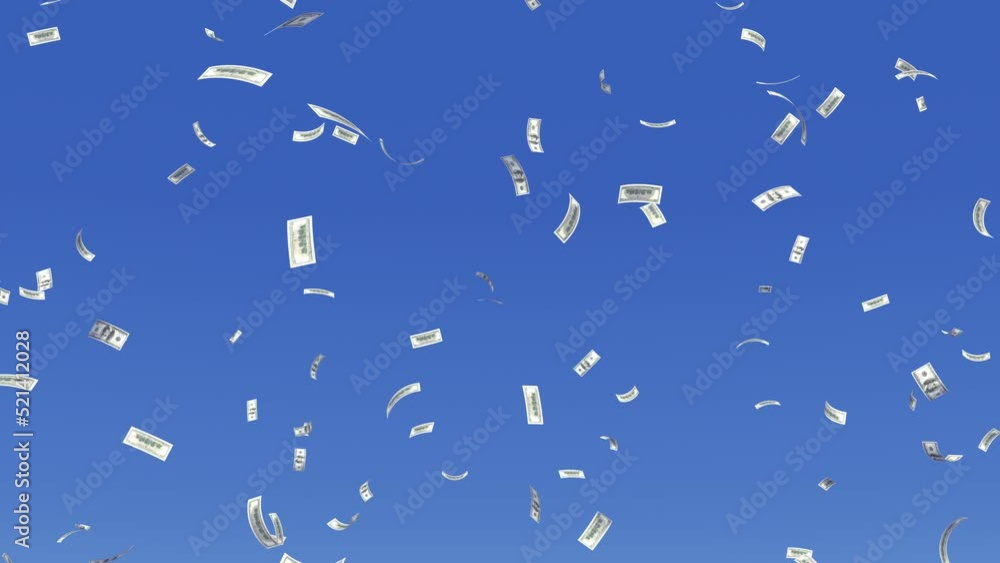 Money falling down from the sky Money falling down from the sky