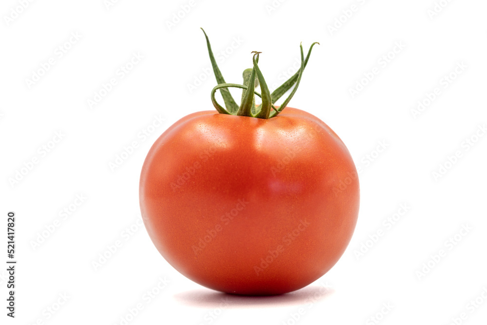 Ripe tomatoes. Fresh tomatoes isolated on a white background. Organic food. close up Ripe tomatoes. Fresh tomatoes isolated on a white background. Organic food. close up