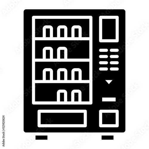Vending Machine Glyph Icon
