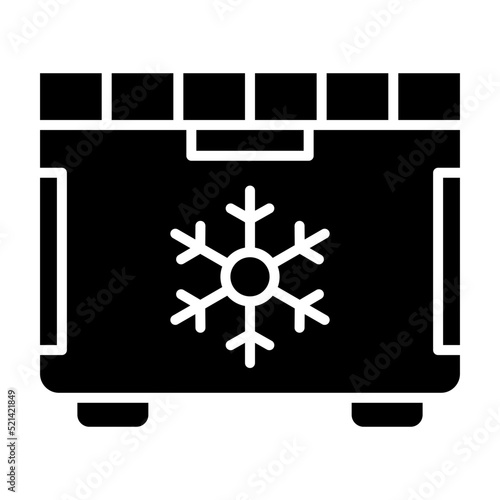 Freezer Glyph Icon