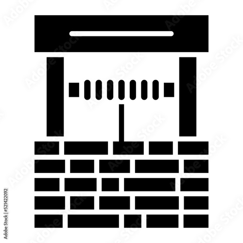 Water Well Glyph Icon