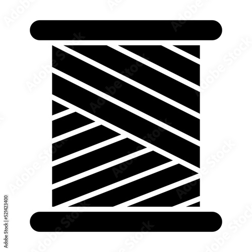 Spool Glyph Icon