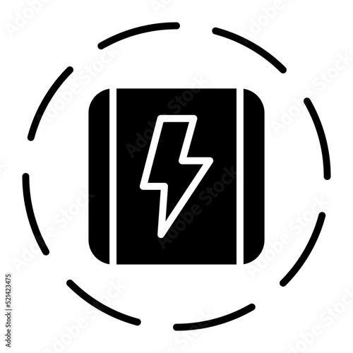 Energy Glyph Icon
