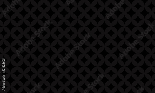 black diamond background with seamless pattern. geometric style - stock vector.