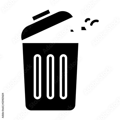 Trash Glyph Icon