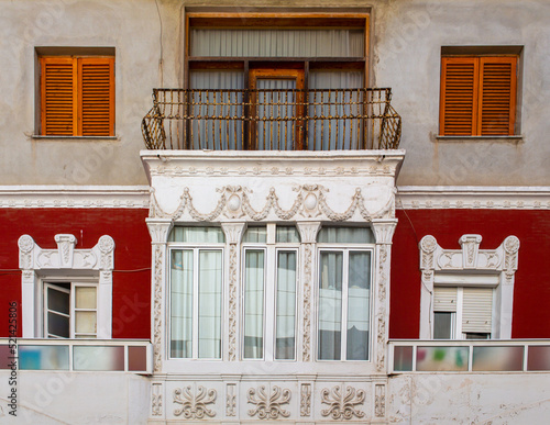 Facade of two apartments in one building in Al Hoceima Morocco photo