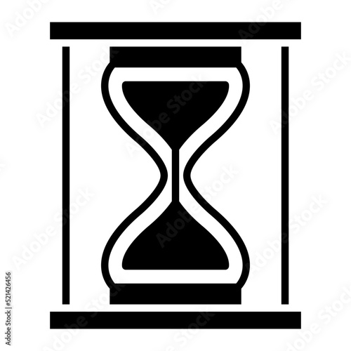 Hourglass Glyph Icon
