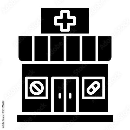 Pharmacy Glyph Icon