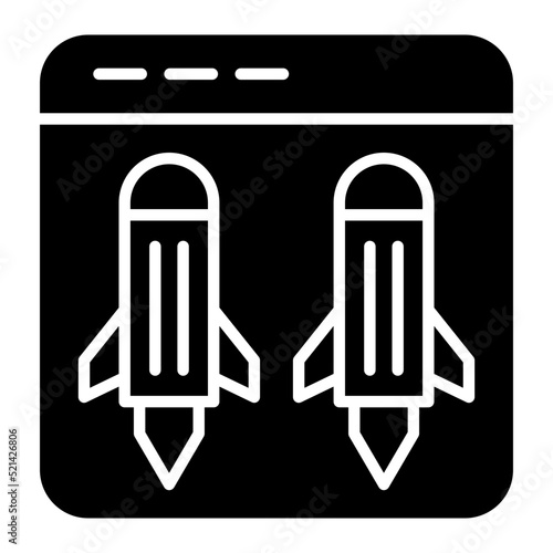 Ddos Glyph Icon
