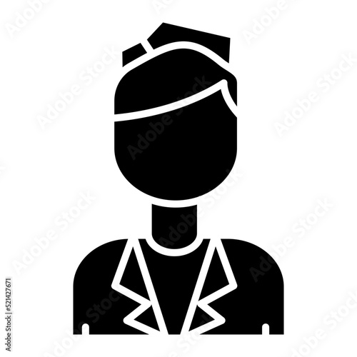 Air Hostess Line Icon
