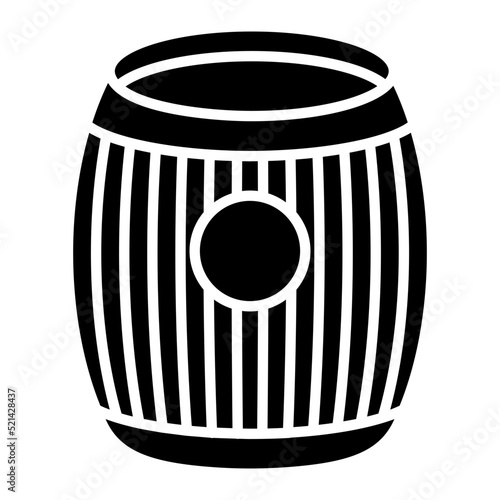 Barrel Line Icon