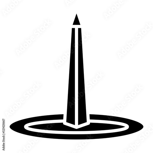 Obelisk Of Buenos Aires Line Icon