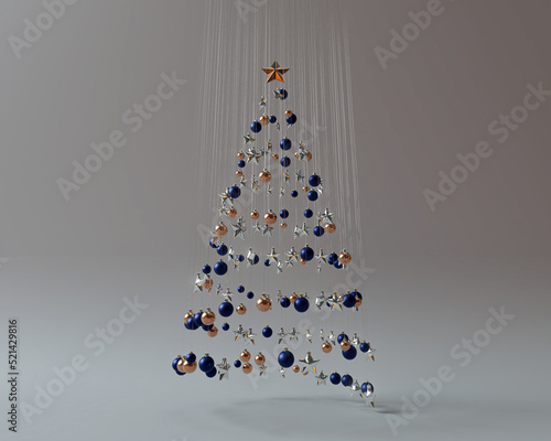 Christmas Tree Decorations And Gifts photo