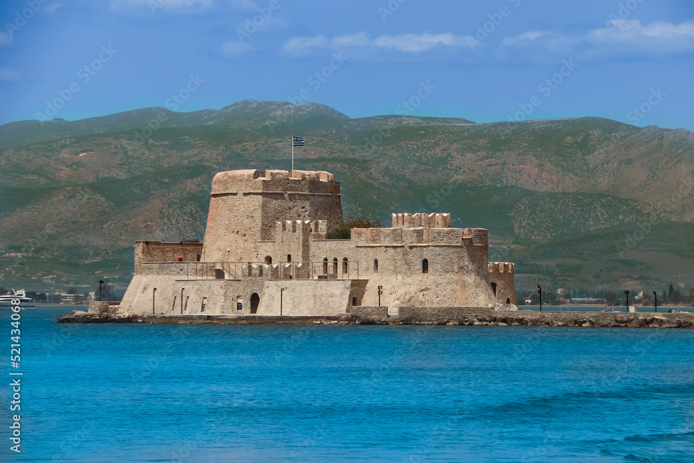 The water castle of Bourtzi, Greece