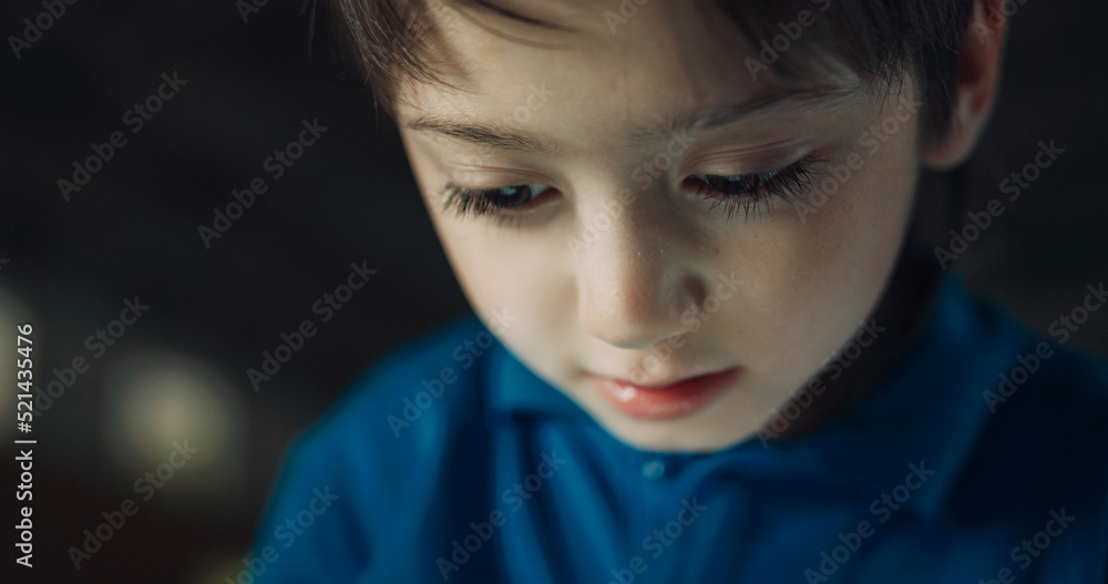 Portrait serious pupil watching tablet screen surfing internet on school break. Portrait serious pupil watching tablet screen surfing internet on school break.