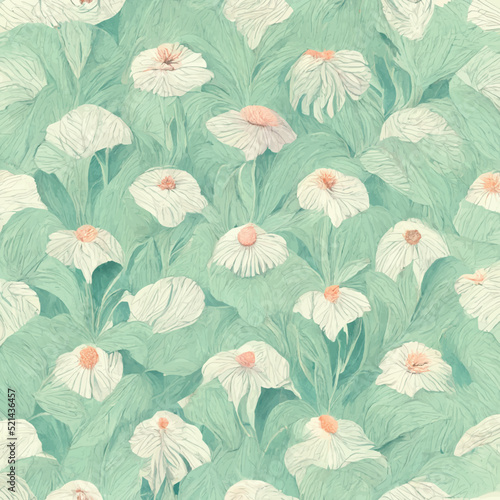 seamless pattern with flowers