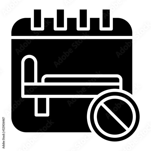 Overbooked Glyph Icon