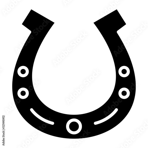 Horseshoe Line Icon