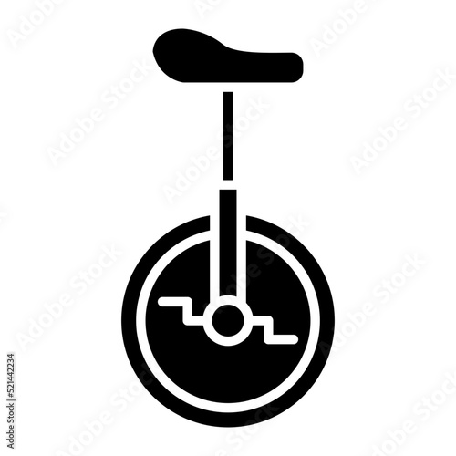 Monocycle Line Icon