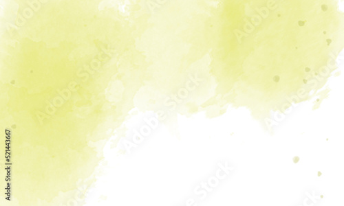 white background with lime brush on top