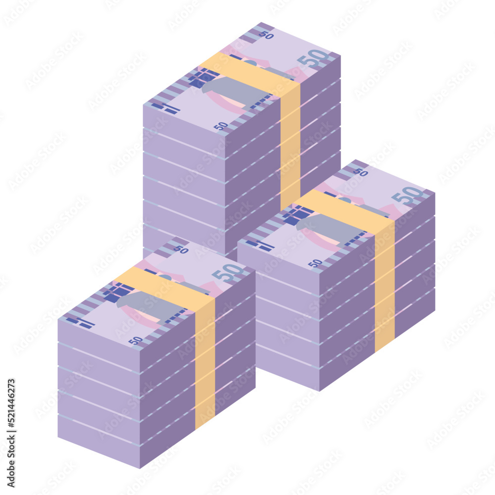 Samoan Tala Vector Illustration. Samoa money set bundle banknotes. Paper money 50 WST. Flat style. Isolated on white background. Simple minimal design. Samoan Tala Vector Illustration. Samoa money set bundle banknotes. Paper money 50 WST. Flat style. Isolated on white background. Simple minimal design.