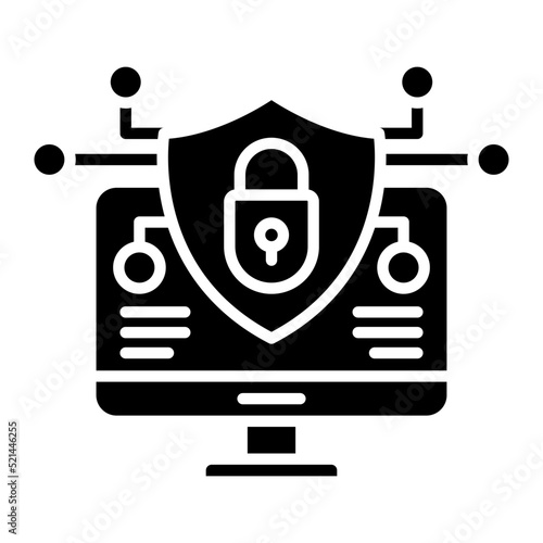 Website Security Line Icon