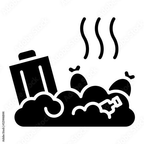 Landfill Line Icon
