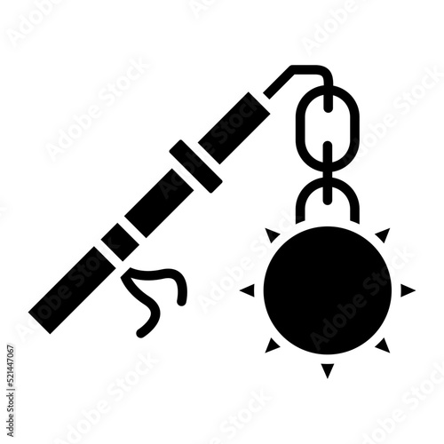 Flail Line Icon