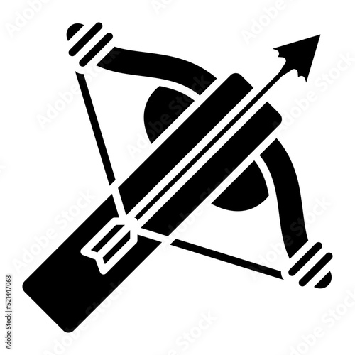 Crossbow Line Icon