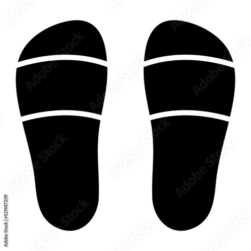 Slippers Line Icon