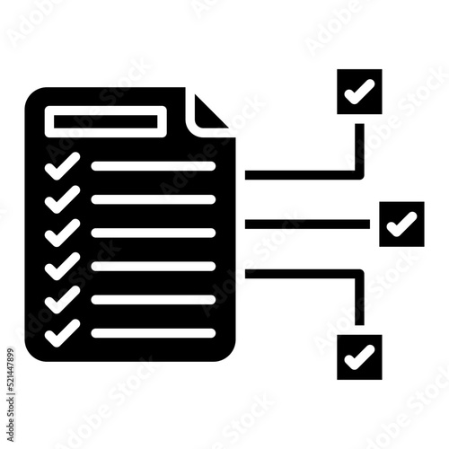 Scrum Tasks Line Icon