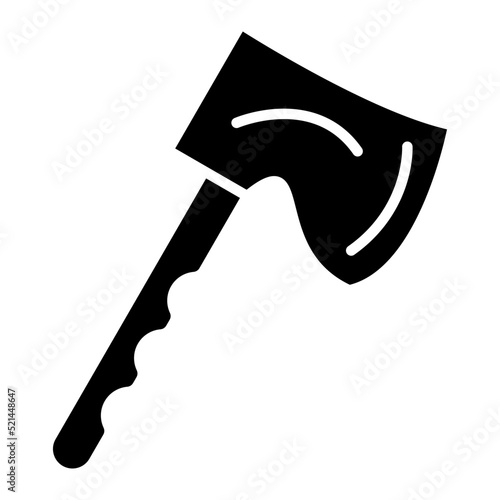 Hatchet Line Icon