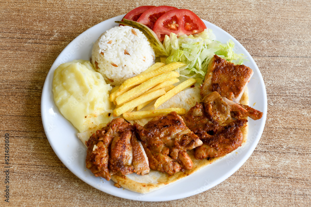 Chicken wings barbeque in a dish with BBQ grill sauce . Izgara tavuk kelebek sis kanat. Tavuk sis, gogus. Chicken wings barbeque in a dish with BBQ grill sauce . Izgara tavuk kelebek sis kanat. Tavuk sis, gogus.