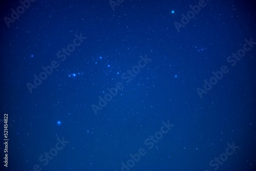 Night dark sky with bright stars as nature milky way space background