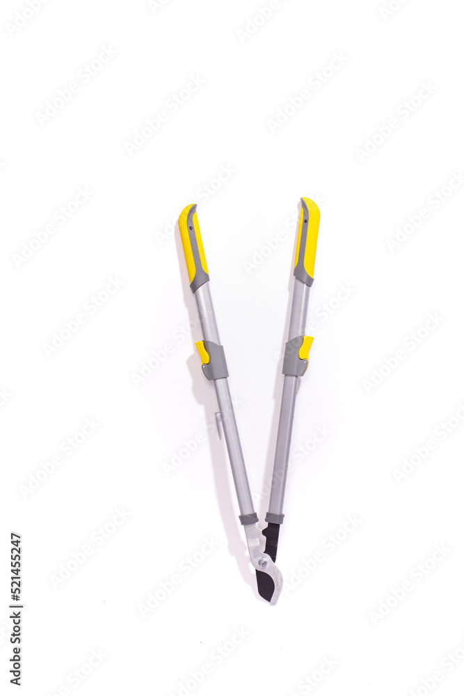 Telescope lobbers, garden tool isolated on whtie Telescope lobbers, garden tool isolated on whtie