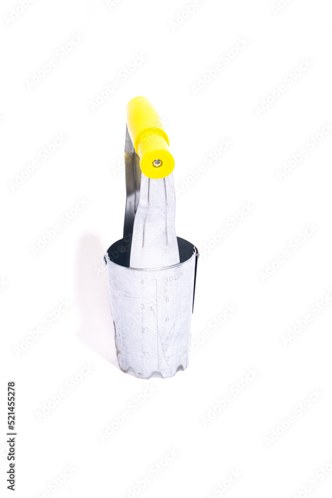 Onion planter, garden tool isolated on whtie Onion planter, garden tool isolated on whtie