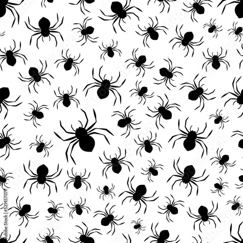 Seamless pattern spider vector illustration