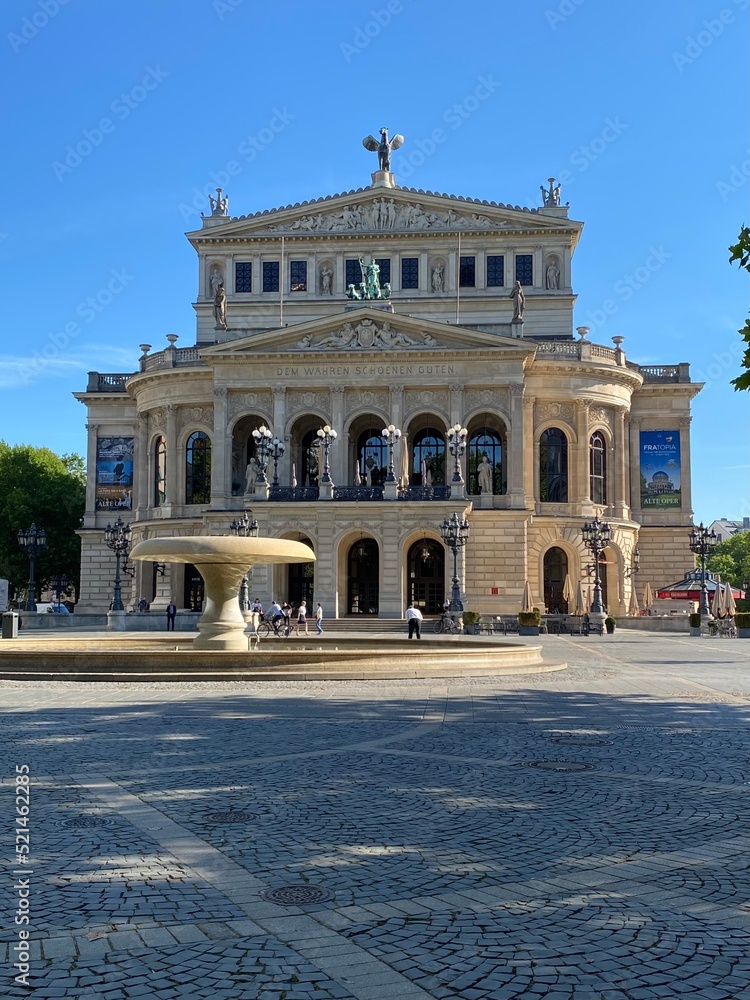 Obraz premium Old Opera or Alte Oper is the original opera house in Frankfurt am Main, Germany