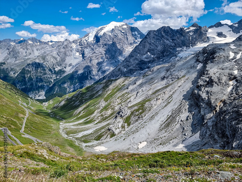 Obraz na plátně Paesaggi sul Passo dello Stelvio