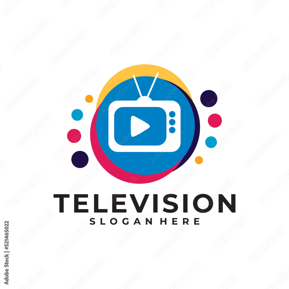 television logo vector design template television logo vector design template
