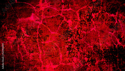 red abstract old wall grunge background halloween theme