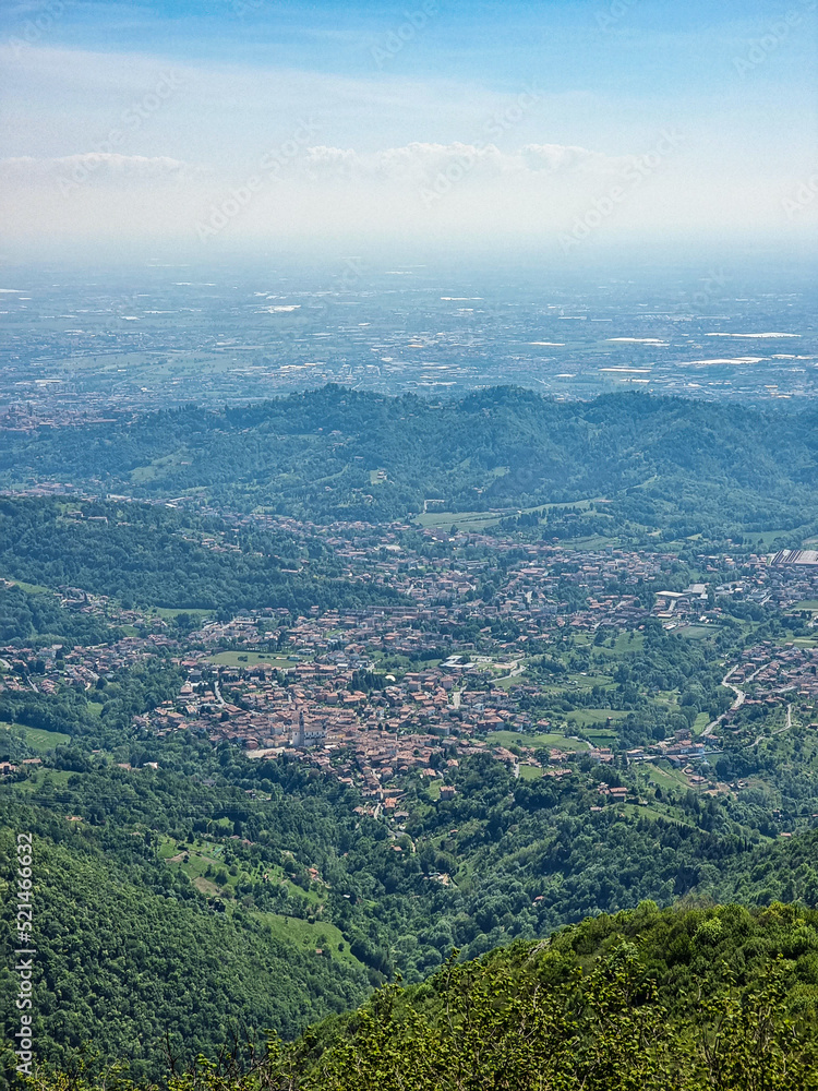 Vista dei Colli di Bergamo dal Monte Canto Alto